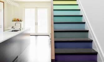 kleurenpalet op de trap