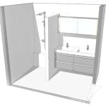 Kleine badkamer ontwerp
