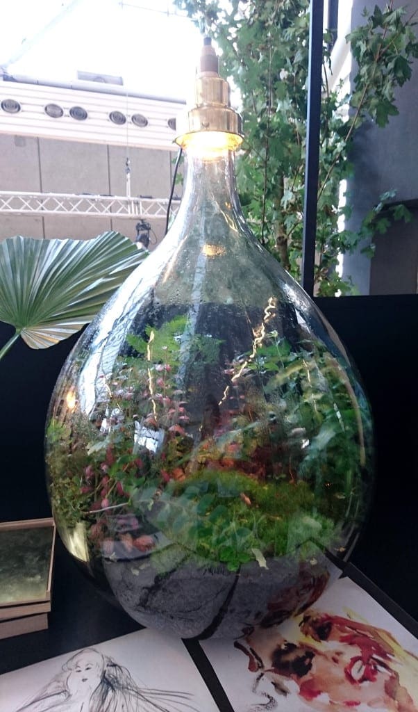 vtwonen beurs glazen stolp met planten, terrarium