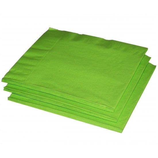 Fel groene servetten papier