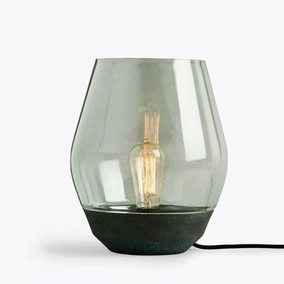 Tafellamp van glas