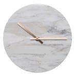 Zuiver marble time wandklok wit
