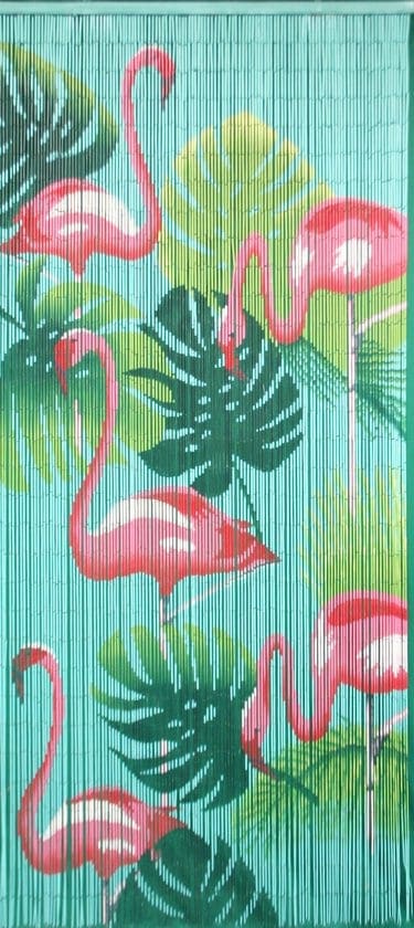 Flamingo vliegengordijn