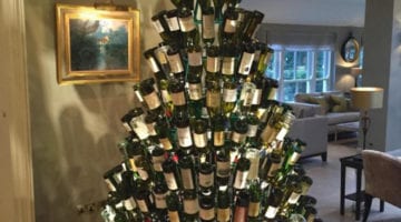 DIY: Kerstdecoratie van wijnflessen