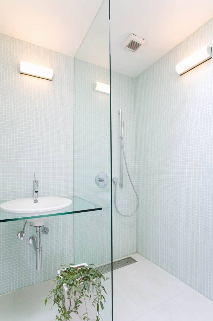 Inloopdouche in kleine badkamer