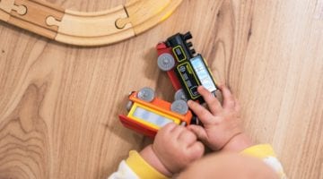 Geschikte vloer met kinderen