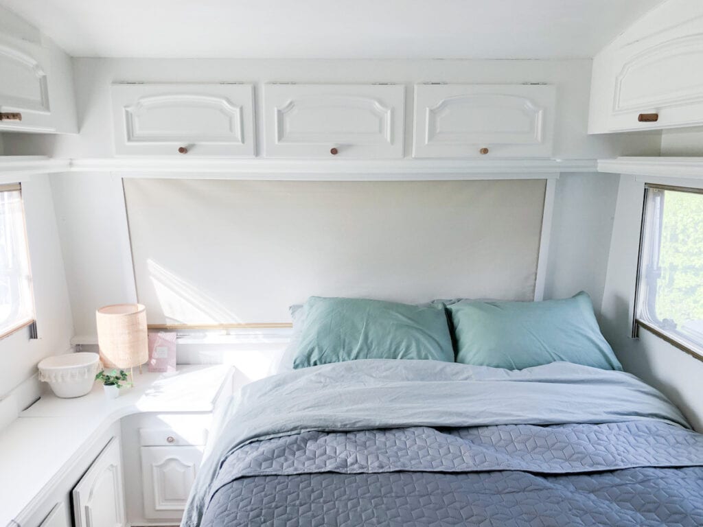 Caravan pimpen slaapkamer