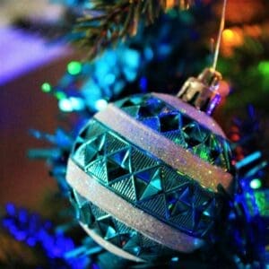 Retro kersttrend 2024 vintage kerstbal
